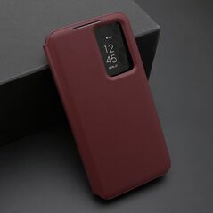 Zastitna maska (futrola) na preklop (bi fold) Smart Window - Samsung S911B Galaxy S23 5G bordo (MS).