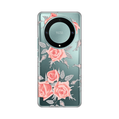 Zastitna ultra tanka (skin) maska / futrola PRINT - Huawei Honor Magic 5 Lite Elegant Roses.