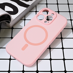 Zastitna maska (futrola) Magsafe Pure color - iPhone 16 Pro roze.