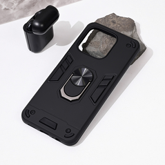 Zastitna maska (futrola) Hard Ring - Huawei Honor X6b crna.