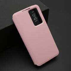 Zastitna maska (futrola) na preklop (bi fold) Smart Window - Samsung Galaxy S22 5G roze (MS).
