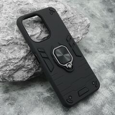 Zastitna maska (futrola) Square ring - Xiaomi Redmi 13C/Poco C65 pro crna (MS).