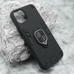 Zastitna maska (futrola) Square Ring - iPhone 15 Plus crna (MS).