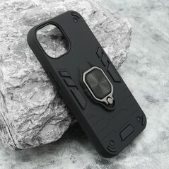 Zastitna maska (futrola) Square Ring - iPhone 15 crna (MS).