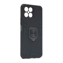 Zastitna maska (futrola) Square ring - Huawei Honor X8 crna (MS).