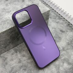 Zastitna maska (futrola) COLOR METAL MagSafe - iPhone 16 Pro Max (6.9) ljubicasta (MS).