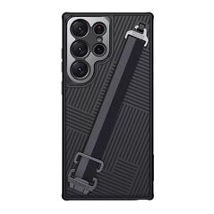 Zastitna maska (futrola) Nillkin Strap Case - Samsung Galaxy S23 Ultra crna (MS).