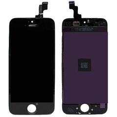 LCD displej (ekran) - Iphone 5S + Touch screen crni high copy (MS).