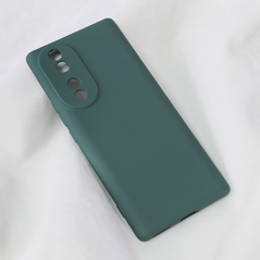 Zastitna maska (futrola) Teracell Soft Velvet - Huawei Honor 70 tamno zelena.