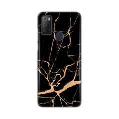 Zastitna silikonska maska (futrola) PRINT - Alcatel 1S (2021)/3L (2021)/A1 Alpha 21 All crni.