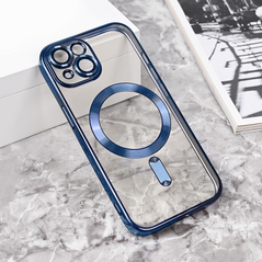 Zastitna maska (futrola) Magsafe Lux - iPhone 15 6.1 plava.