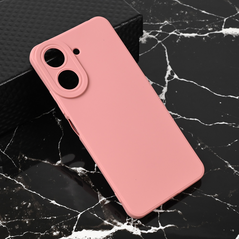 Zastitna maska (futrola) Teracell Giulietta - Xiaomi Redmi 13C mat tamno roze.