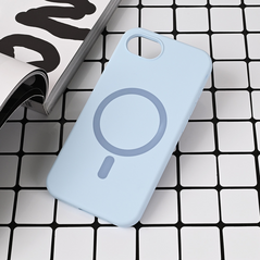 Zastitna maska (futrola) Magsafe Pure color - iPhone 16e svetlo plava.