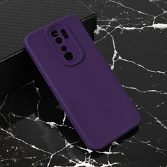 Zastitna maska (futrola) Teracell Giulietta - Xiaomi Redmi Note 8 Pro mat tamno ljubicasta.