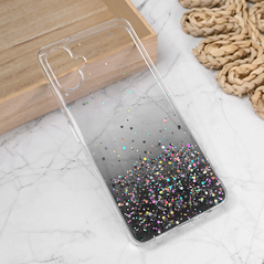 Zastitna silikonska maska (futrola) Glitter - Samsung A065F Galaxy A06 5G crna.