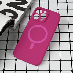 Zastitna maska (futrola) Magsafe Pure color - iPhone 16 Pro Max 6.9 tamno pink.