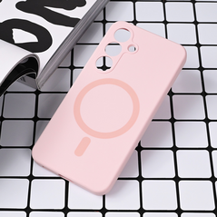 Zastitna maska (futrola) Magsafe Pure color - Samsung S931 Galaxy S25 roze.