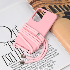 Zastitna maska (futrola) Crossbody - Samsung S931 Galaxy S25 roze.