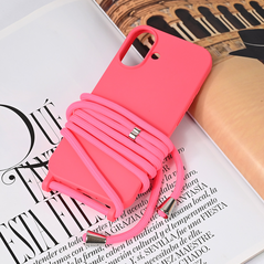 Zastitna maska (futrola) Crossbody - iPhone 16 6.1 pink.