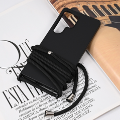 Zastitna maska (futrola) Crossbody - Samsung S938 Galaxy S25 Ultra crna.