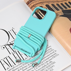 Zastitna maska (futrola) Crossbody - iPhone 16 Pro mint.