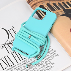 Zastitna maska (futrola) Crossbody - iPhone 13 Pro mint.
