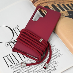 Zastitna maska (futrola) Crossbody - Samsung S938 Galaxy S25 Ultra bordo.