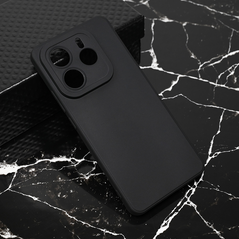 Zastitna maska (futrola) Teracell Giulietta - Xiaomi Redmi Note 14 5G mat crna.