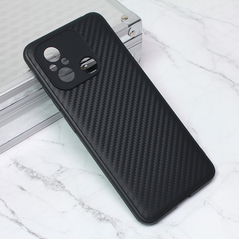 Zastitna maska (futrola) Carbon fiber - Xiaomi Redmi 12C crna.