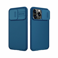 Zastitna maska (futrola) Nillkin CamShield Pro - iPhone 13 Pro plava.