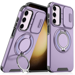 Zastitna maska (futrola) CamShield Ring stand - Samsung S911B Galaxy S23 ljubicasta.