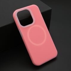 Zastitna maska (futrola) PASTEL COLOR MagSafe - iPhone 15 Pro (6.1) pink (MS).