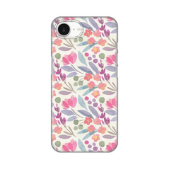 Zastitna silikonska maska (futrola) PRINT - iPhone 16e Watercolor Flowers.