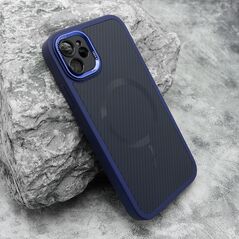 Zastitna maska (futrola) CARBON MagSafe - iPhone 11 (6.1) plava (small camera) (MS).