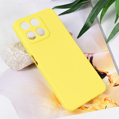 Zastitna maska (futrola) Teracell Soft Velvet - Huawei Honor 200 Smart/Honor X7c zuta.
