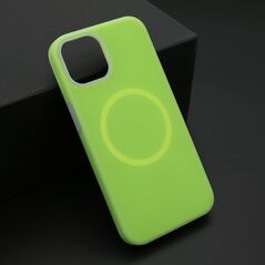 Zastitna maska (futrola) PASTEL COLOR MagSafe - iPhone 14 (6.1) zelena (MS).