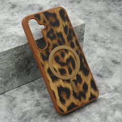 Zastitna maska (futrola) ROAR STYLE MagSafe - Samsung S721B Galaxy S24 FE braon (MS).