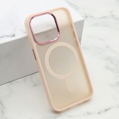 Zastitna maska (futrola) SILKY MAGSAFE - iPhone 15 Pro (6.1) pink (MS).