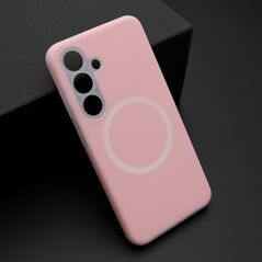 Zastitna maska (futrola) PASTEL COLOR MagSafe - Samsung S931 Galaxy S25 5G roze (MS).