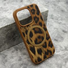 Zastitna maska (futrola) ROAR STYLE MagSafe - iPhone 15 Pro (6.1) braon (MS).