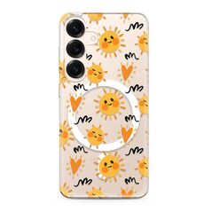 Zastitna maska (futrola) silikonska print MagSafe - Samsung S931 Galaxy S25 5G sun (MS).