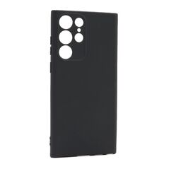 Zastitna ultra tanka (skin) maska / futrola KOLOR - Samsung Galaxy S22 Ultra 5G crna (MS).