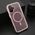 Zastitna maska (futrola) CRYSTAL MagSafe - iPhone 16 (6.1) roze (MS).
