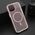 Zastitna maska (futrola) CRYSTAL MagSafe - iPhone 15 roze (MS).