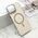 Futrole GLAM GLOW MagSafe - iPhone 16 Pro Max (6.9) siva (MS).
