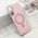 Futrole GLAM GLOW MagSafe - Samsung A166 Galaxy A16 5G roze (MS).