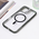Zastitna maska (futrola) Magsafe Transparent - iPhone 16 Plus 6.7 crna.