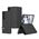 Zastitna maska (futrola) LEATHER - Samsung Galaxy Z Fold 6 5G karbon crna (GKK case) (MS).