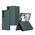 Zastitna maska (futrola) LEATHER - Samsung Galaxy Z Fold 6 5G zelena (GKK case) (MS).