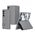 Zastitna maska (futrola) LEATHER - Samsung Galaxy Z Fold 6 5G siva (GKK case) (MS).